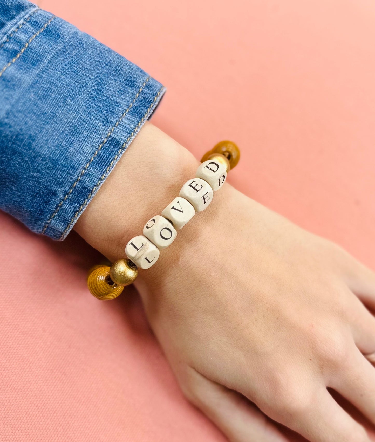 Chunky wooden assorted bracelets