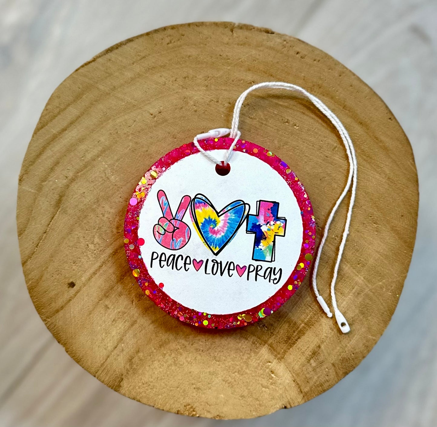 Peace Love Pray Freshie