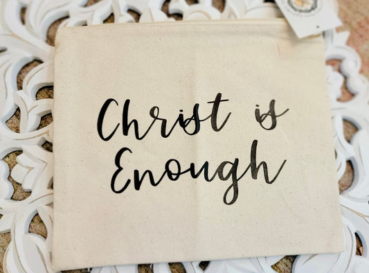 Christ is enough pouch