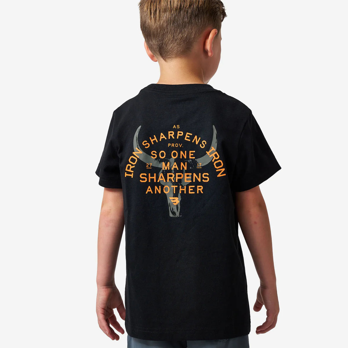Burlebo-Youth Proverbs 27:17 Tee