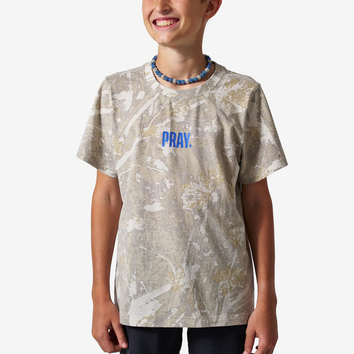 Burlebo-Youth Camo PRAY Tee