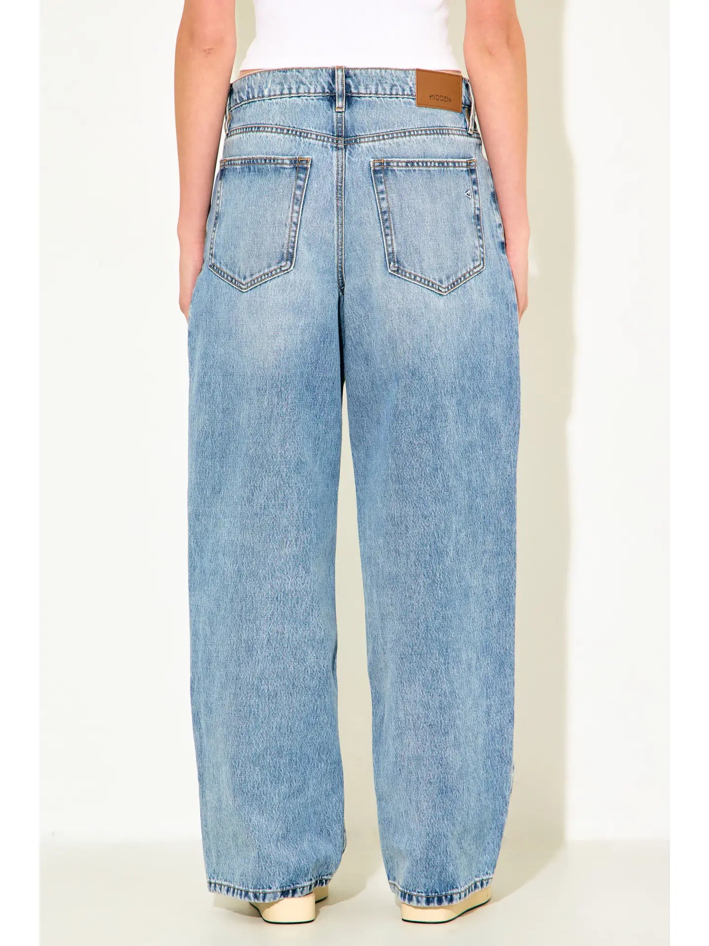 Hidden Adjustable Oversized Baggy Jean