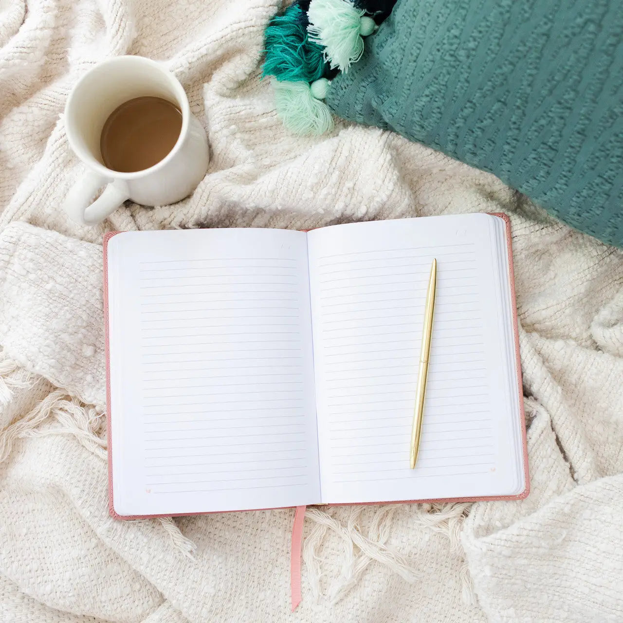 Rose Linen Journal