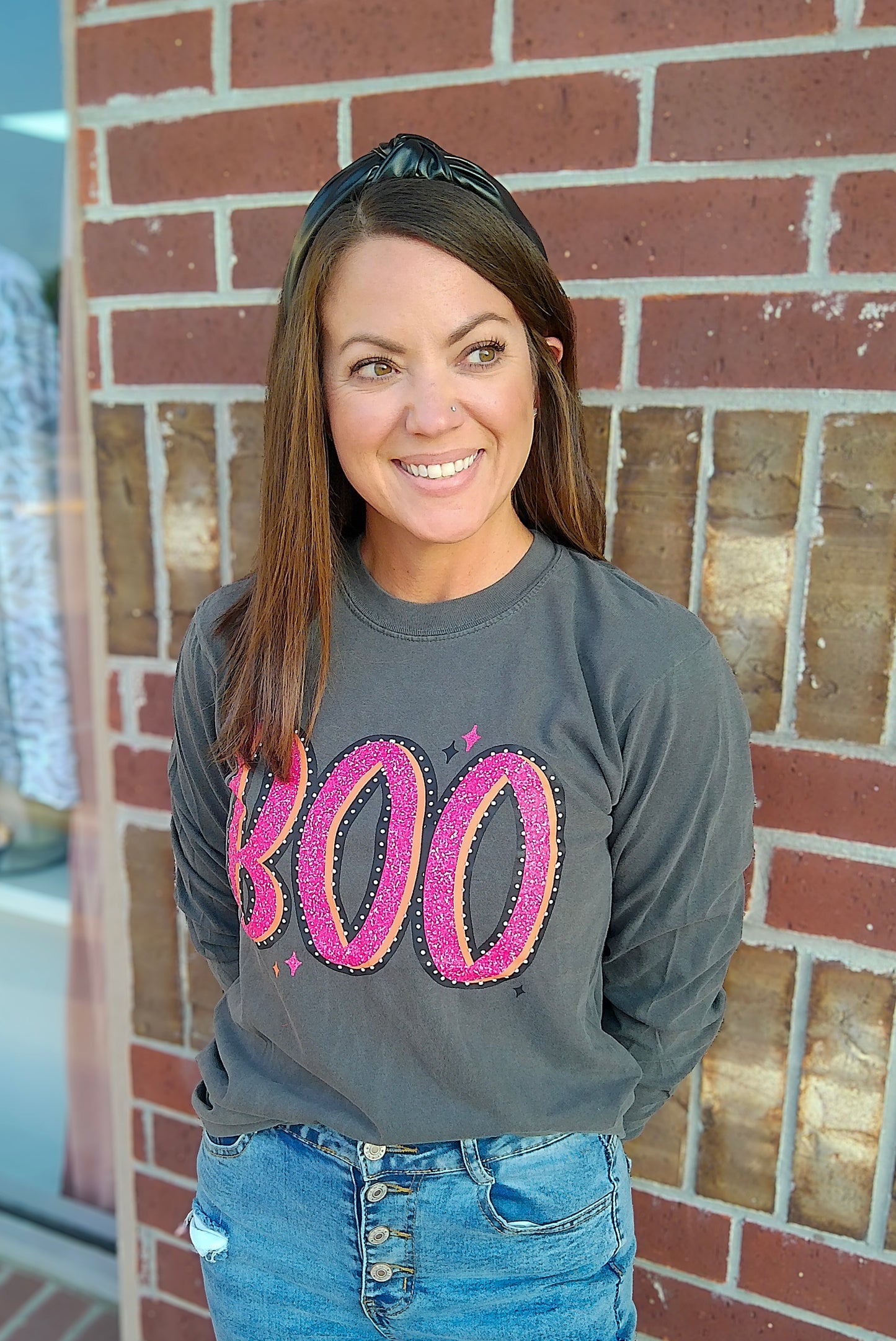 Boo Long Sleeve Tee