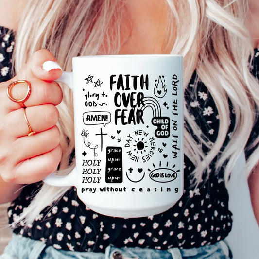 Faith Over Fear 15oz Mug