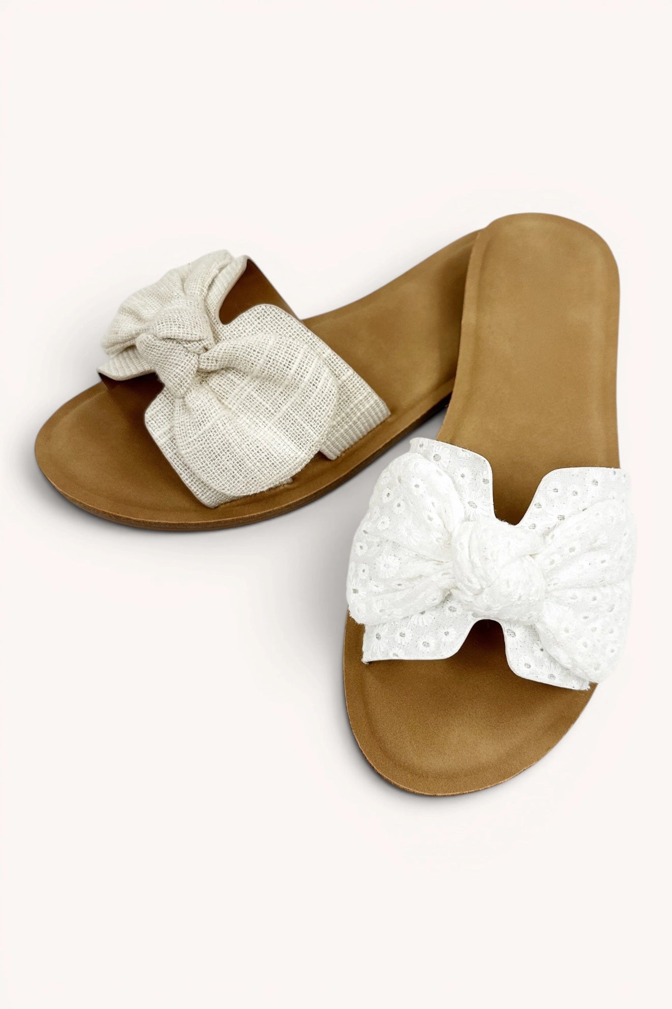 Steph Tan Linen Sandal