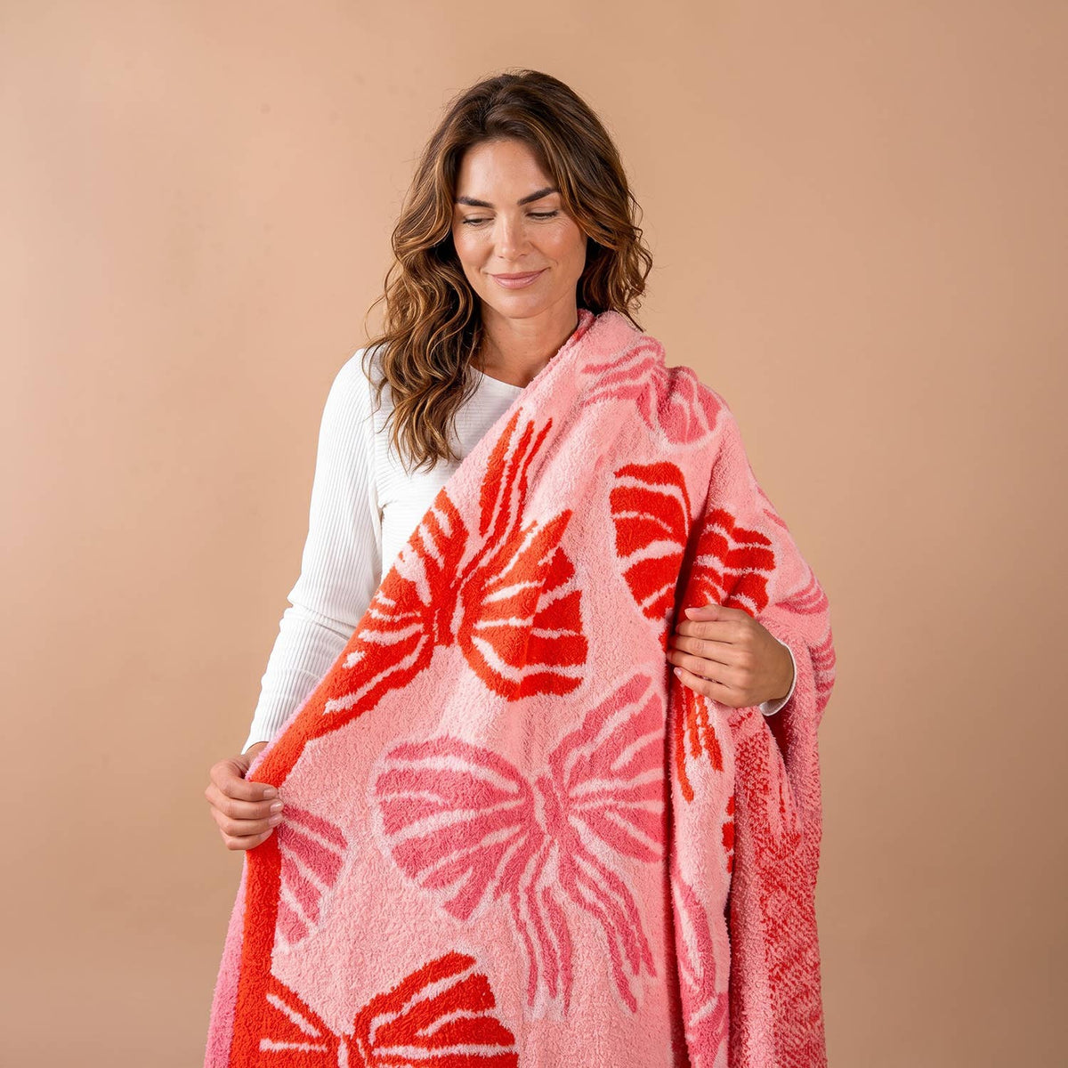 Cozy Dreams Luxe Blanket-Wrapped in Bows