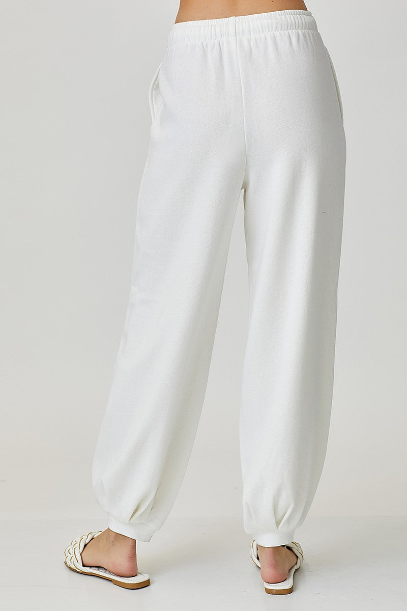 Risen Soft Knit Slouchey Jogger Lounge Pants