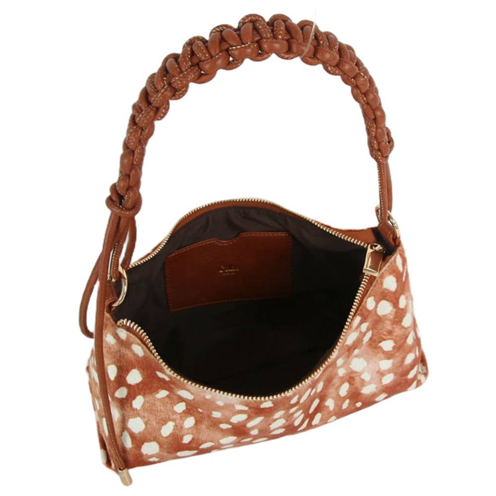 Fawn Print Shoulder Bag