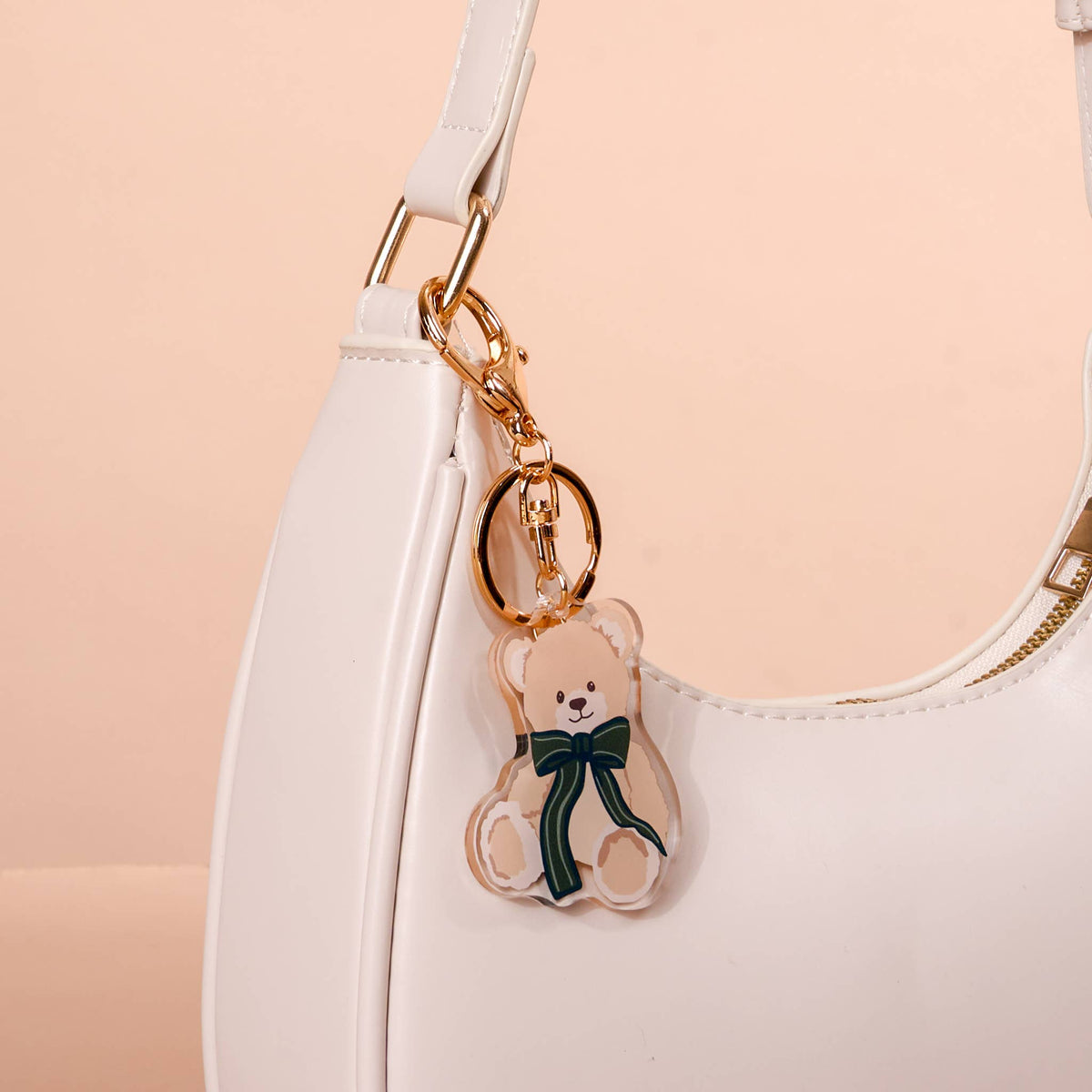 Acrylic Keychain-Teddy Bear Theo