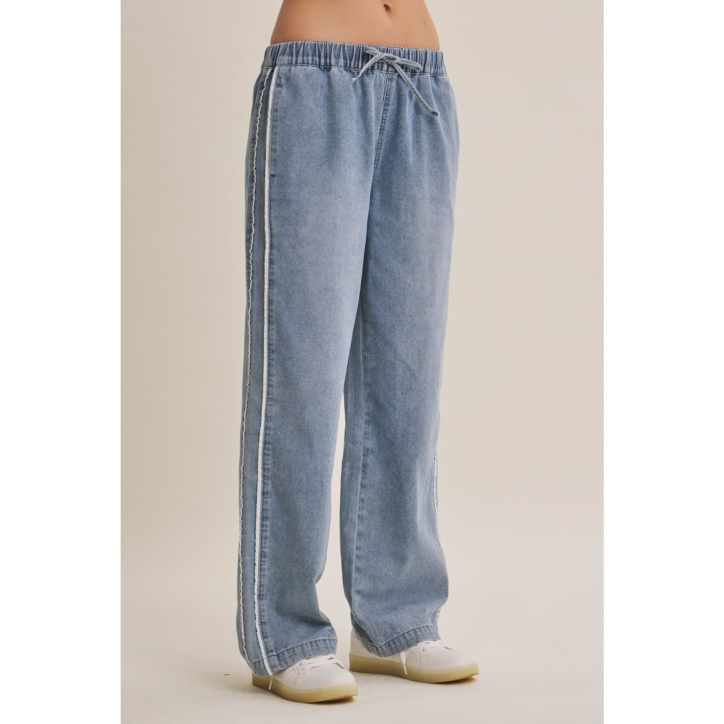 Everyday Retro Mineral-Washed Denim Pants