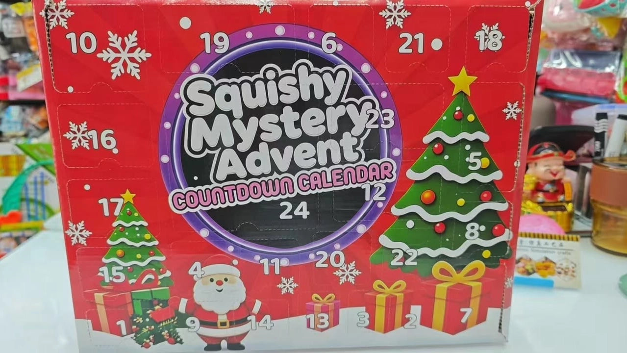 PRE-SALE Squishy Mystery Calendar Countdown Days