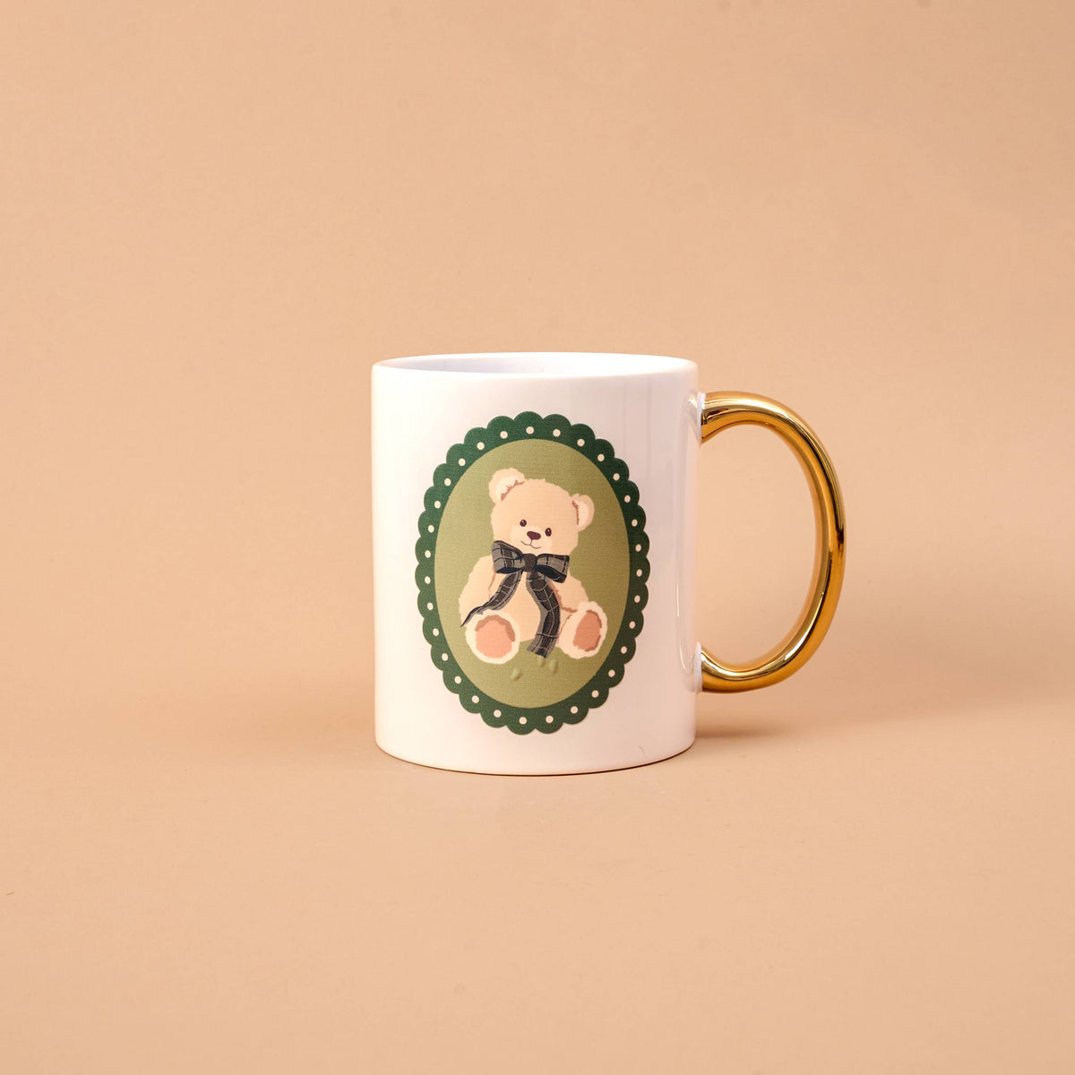 11 oz Cozy Cute Ceramic Mug-Teddy Bear Theo