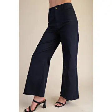 High Waist Straight Pants