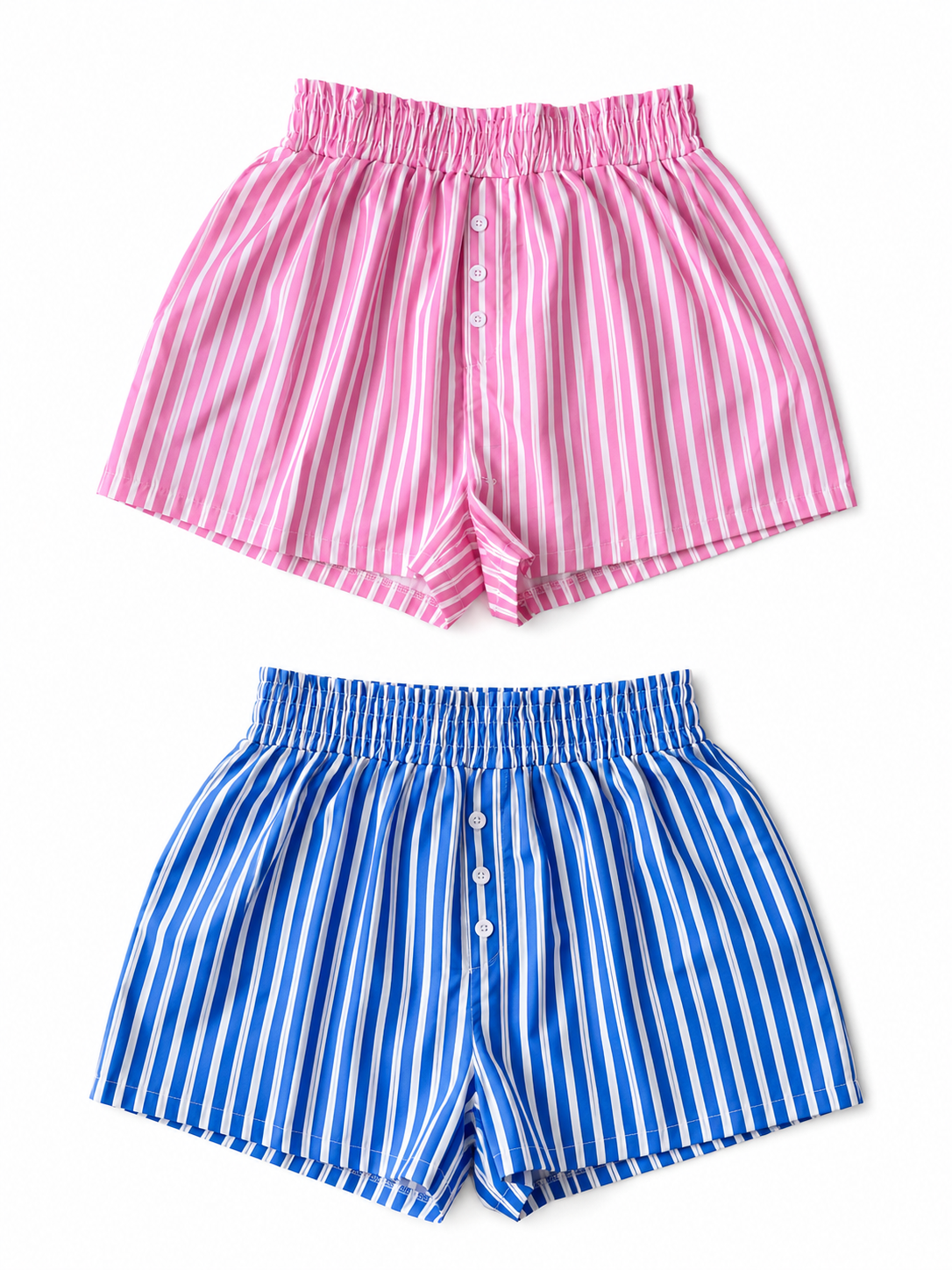 Striped Womens Boxer Shorts