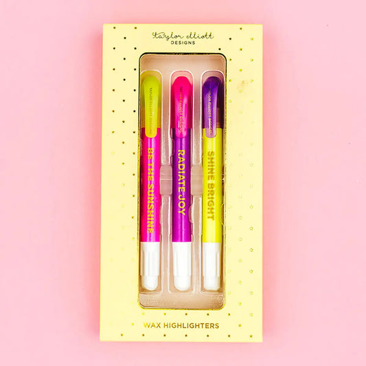 Shine Bright Wax Highlighter Set