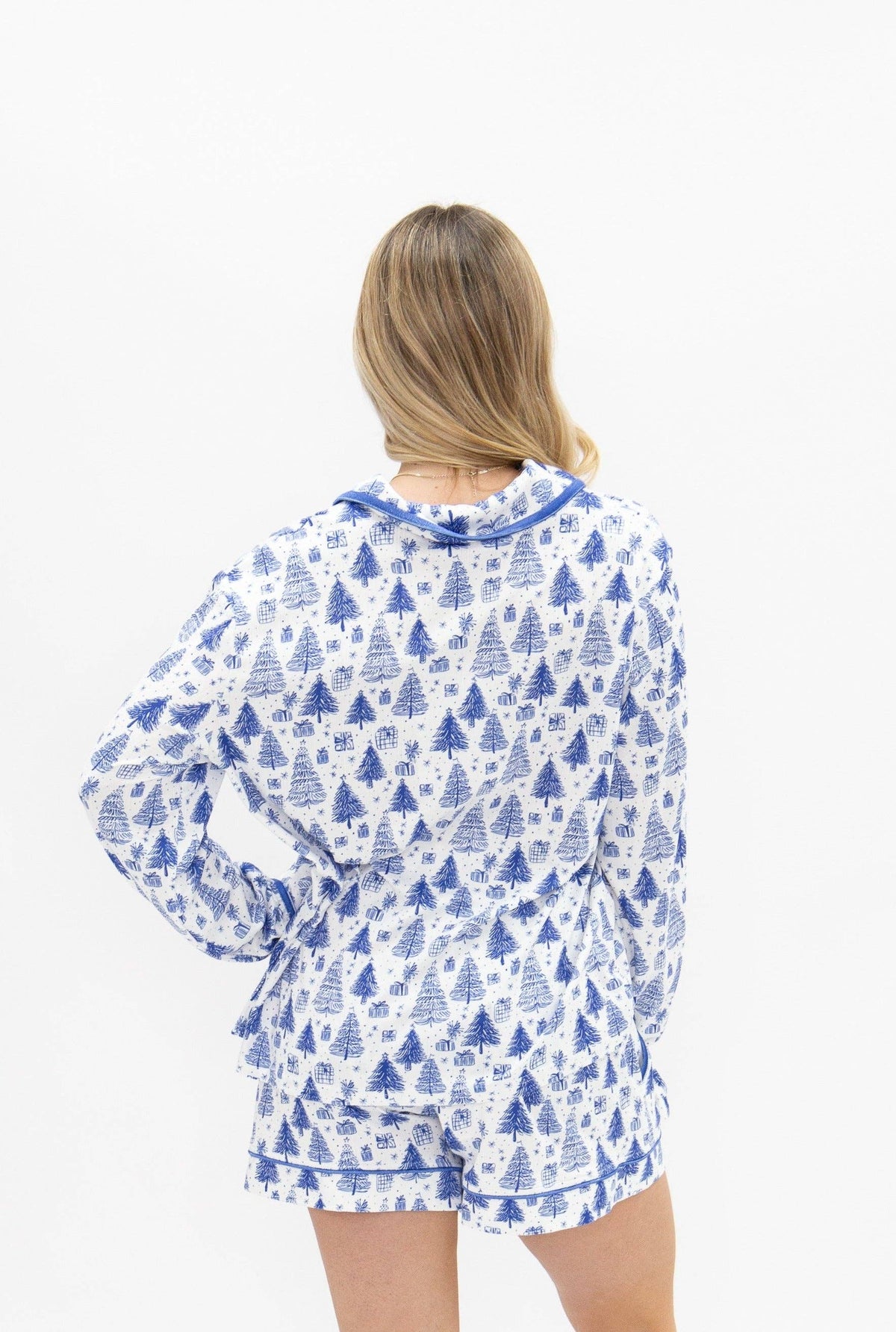 Blue Tree PJ Set