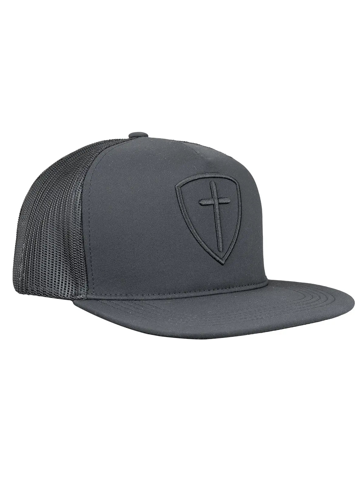 Mens Cross and Shield Hat