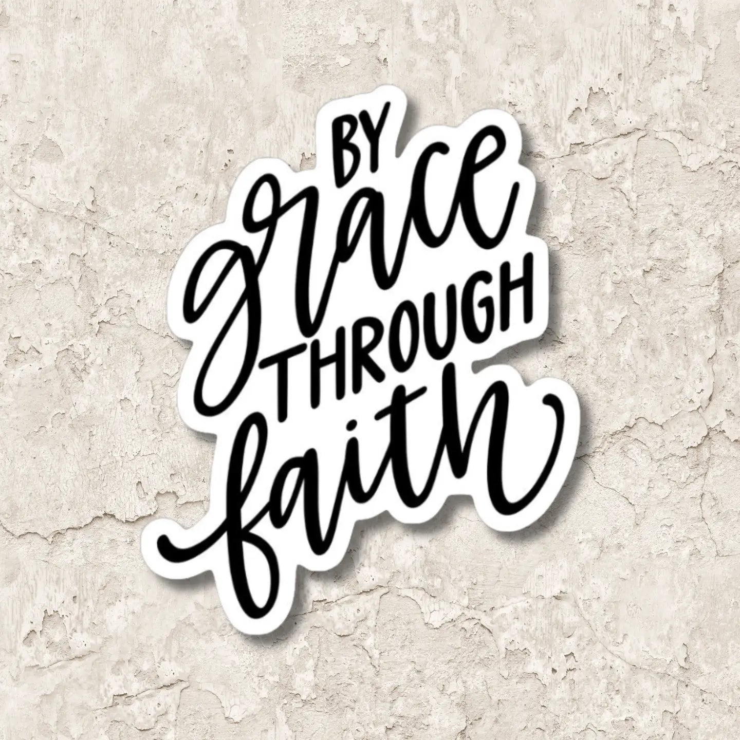 By Grace through Faith Sticker