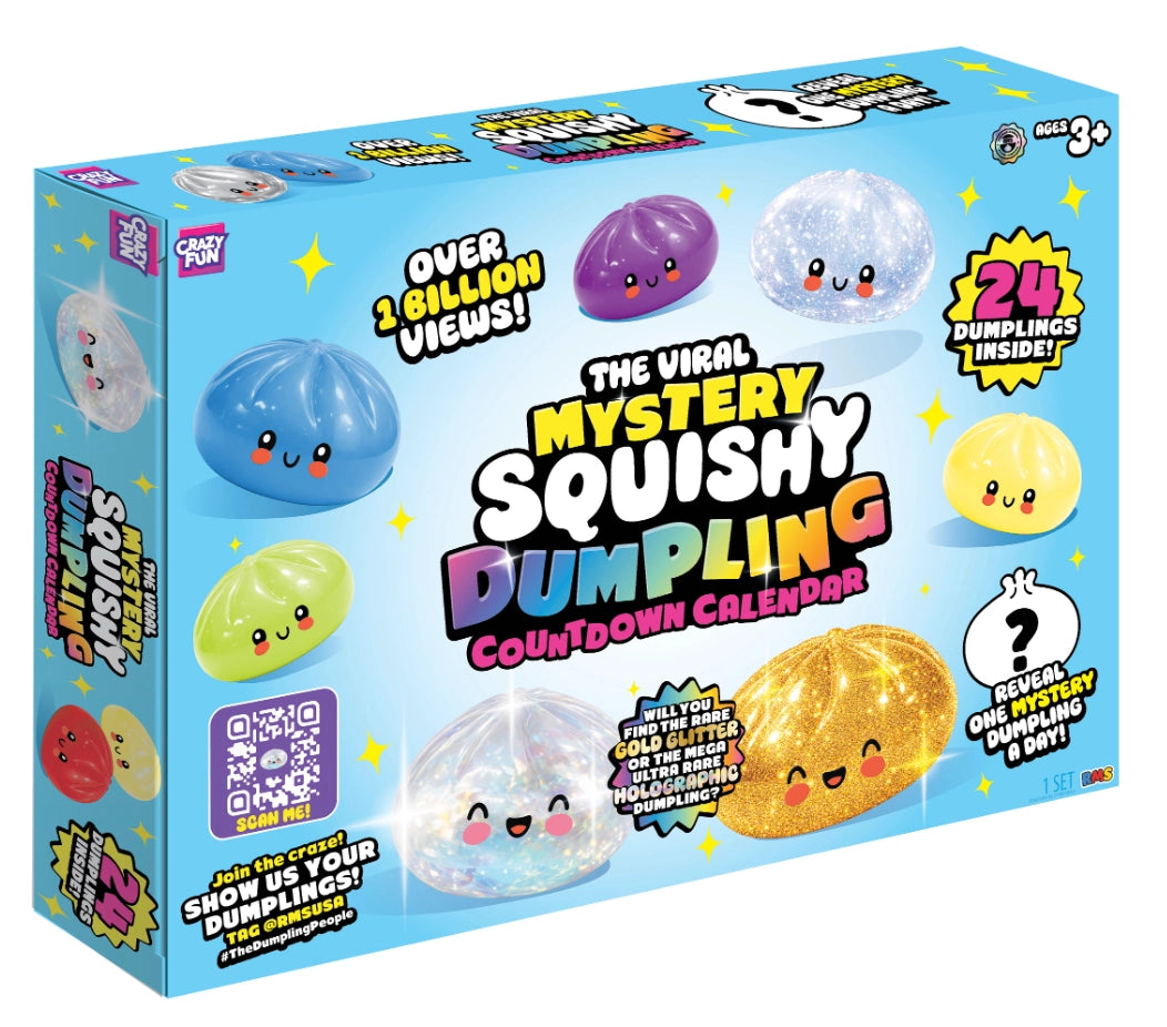 PRE-SALE Crazy Fun™ Dumpling Advent Squishy Calendar 24pc (AUTHENTIC)