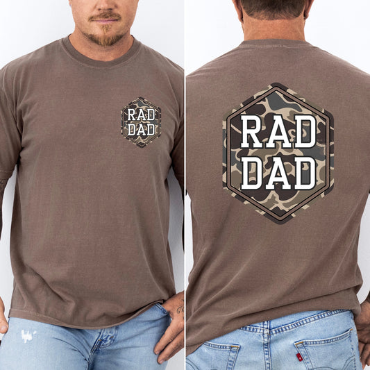 Rad Dad Brown Camo Tee