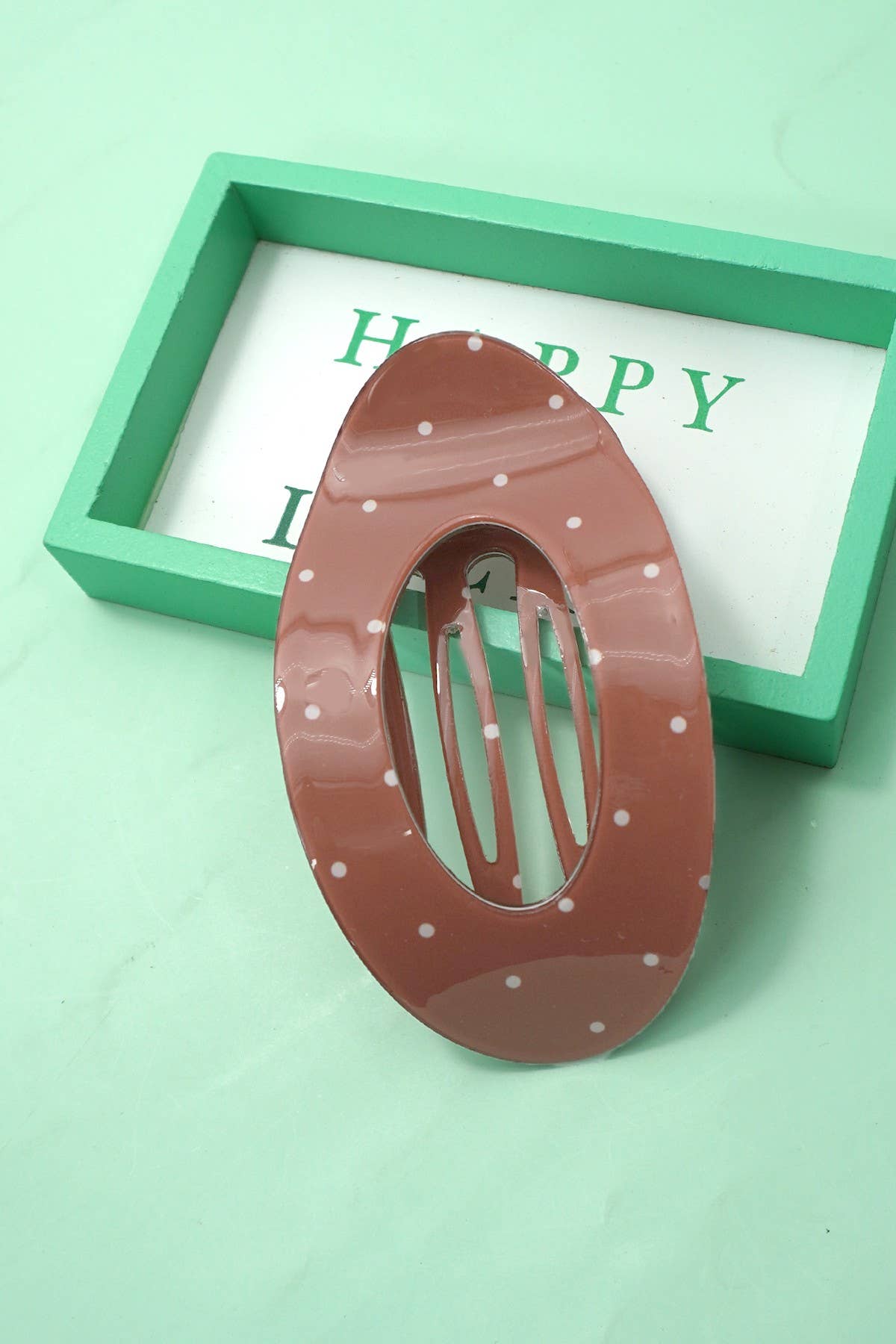 Jumbo Lay Flat Oval Hair Claw Clips Secure Styling | 4 Color Options