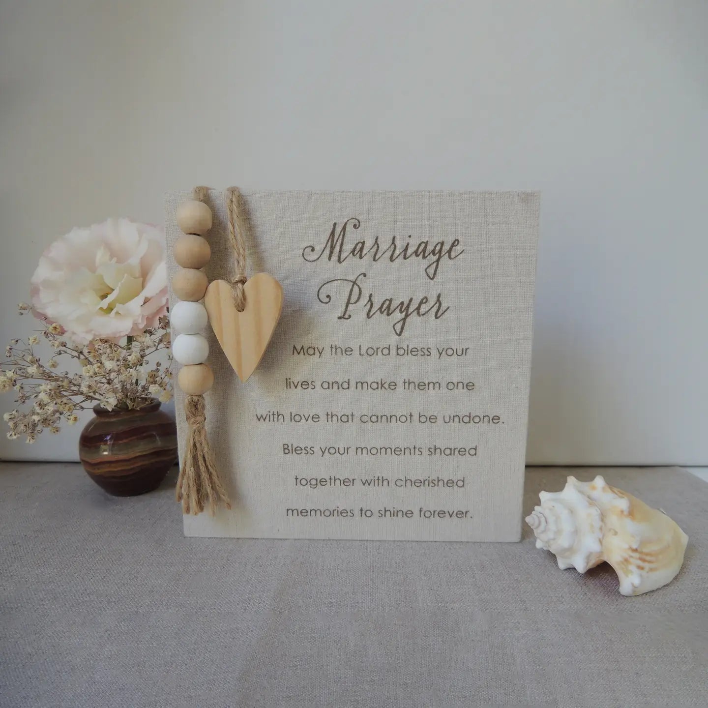 Marriage Prayer Plaque