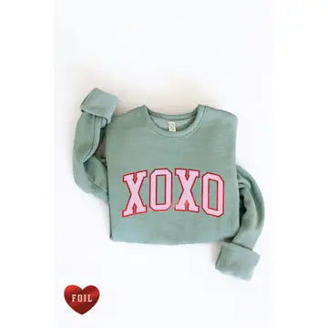 XOXO Foil Graphic Sweatshirt