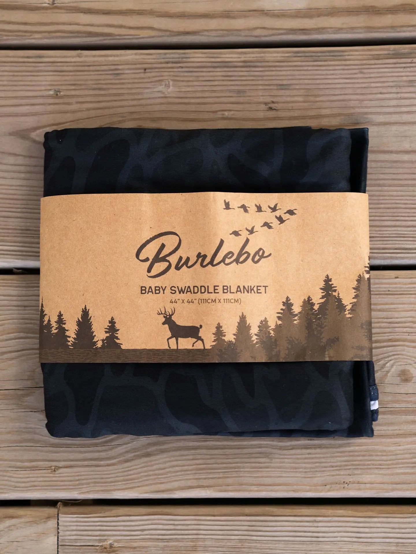 Burlebo Swaddle - Black Camo