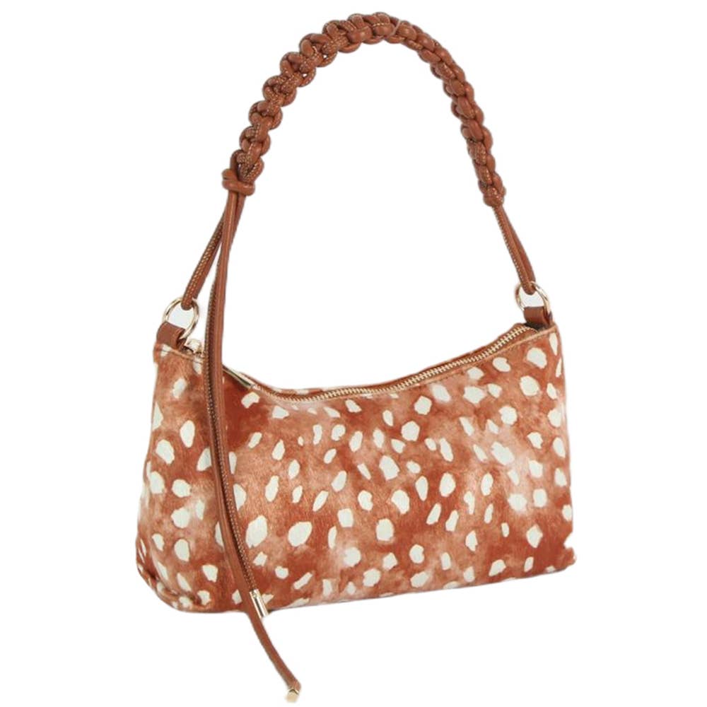 Fawn Print Shoulder Bag