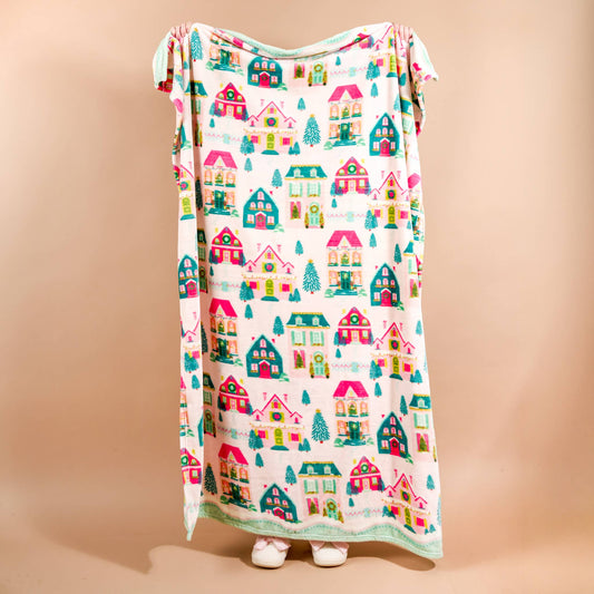 Snuggle Up Plush Blanket-Sugarplum Lane