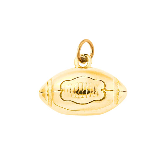 Gold Football Charm
