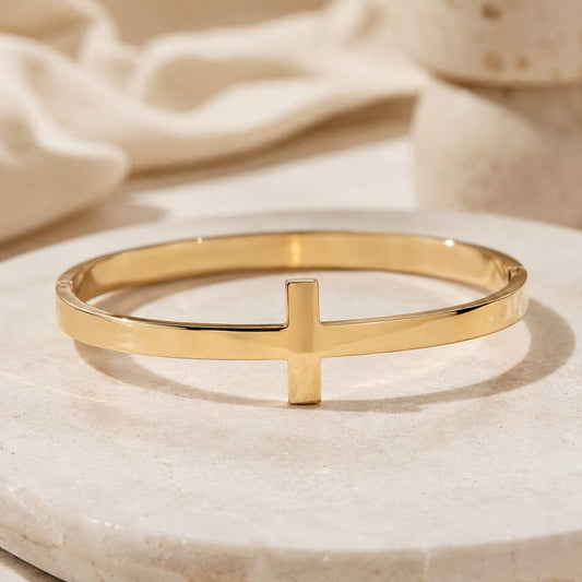 Cross Stainless Steel Bracelet