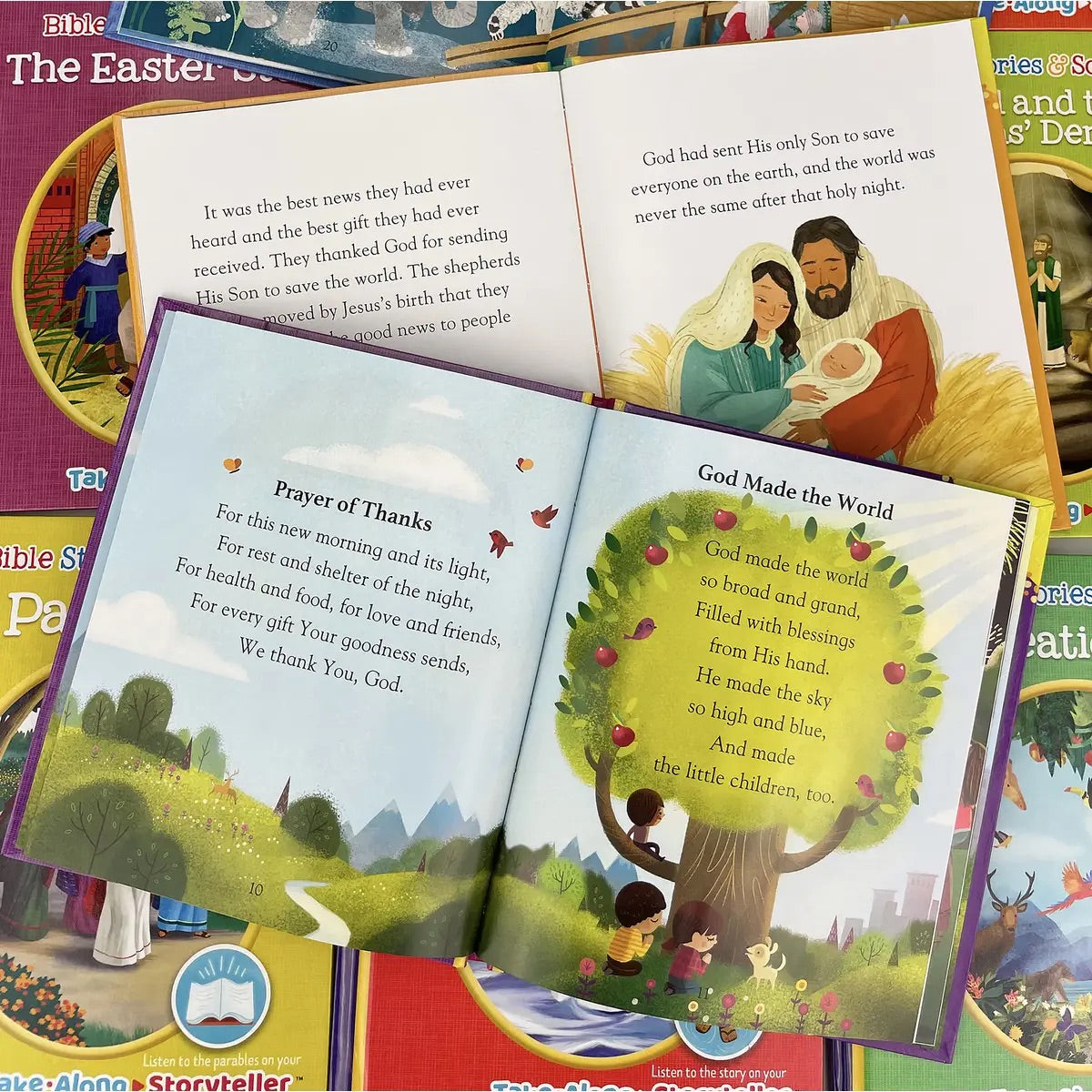 Bible Stories and Songs Music Player & Storyteller Book Set