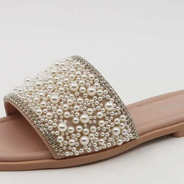 Pearl Studded Sandals