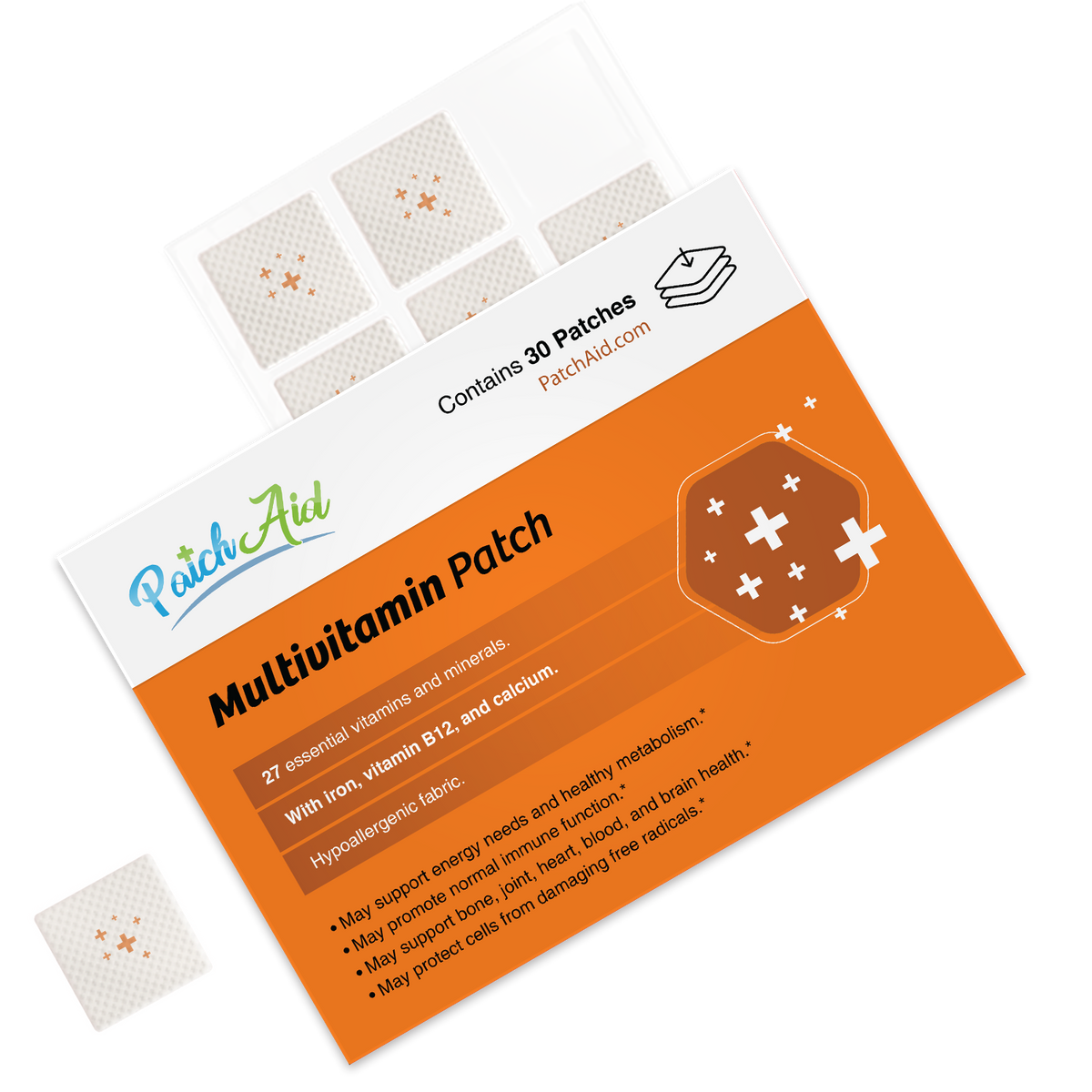 PatchAid MultiVitamin Plus Patch - Daily Vitamins & Mineral Support