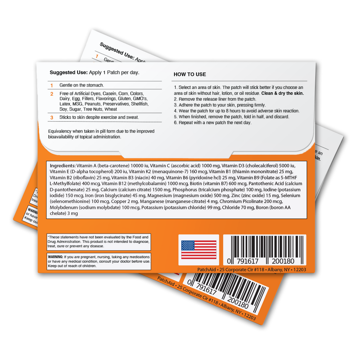 PatchAid MultiVitamin Plus Patch - Daily Vitamins & Mineral Support