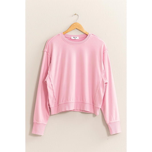 Drop Shoulder Crewneck Sweatshirt