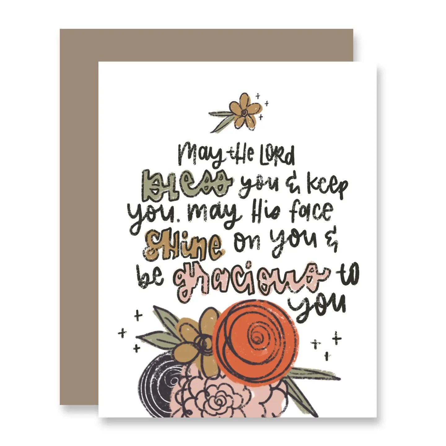 May the Lord Bless You Greeting Card