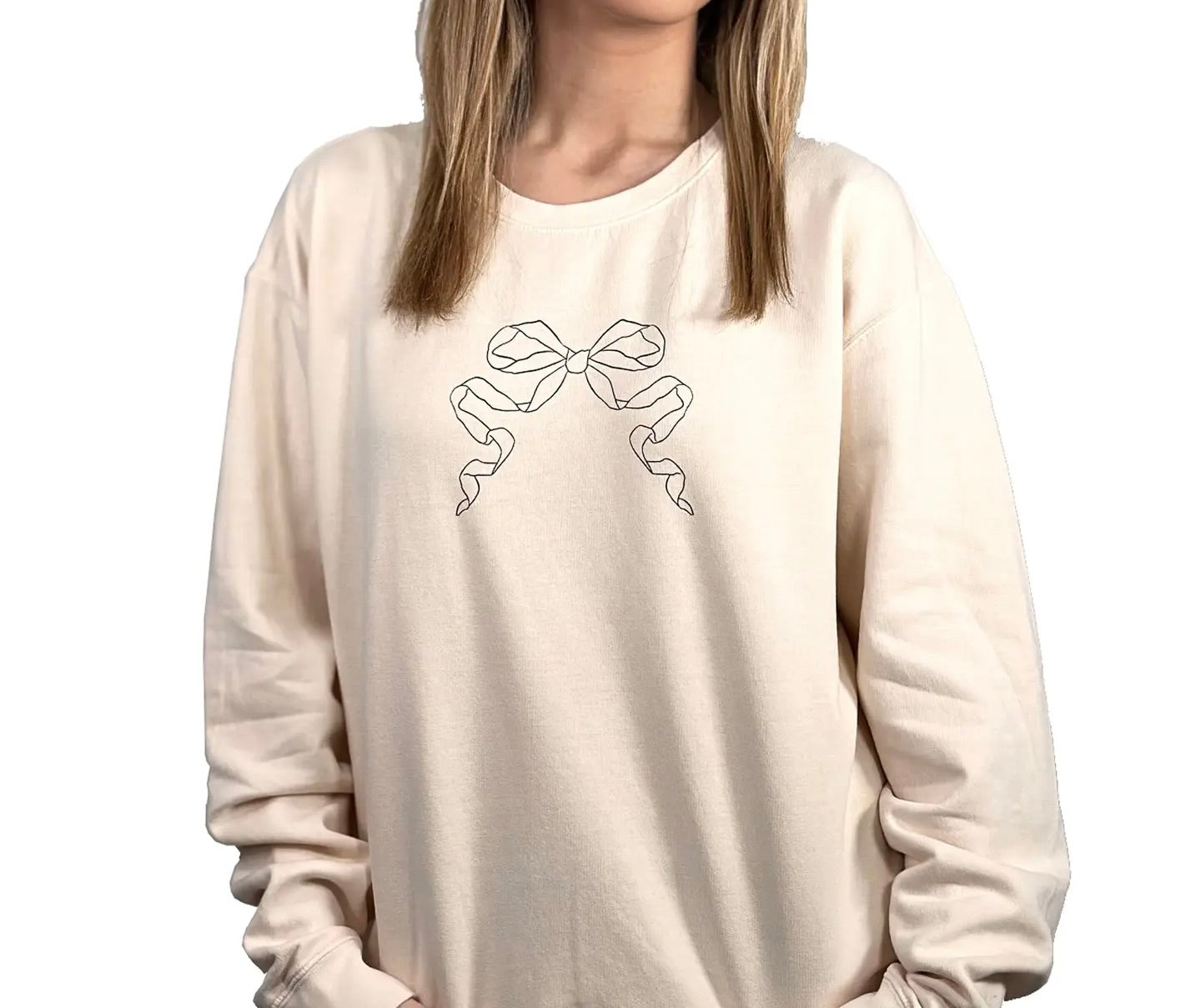 Living Proof of a Loving God Bow Sweatshirt