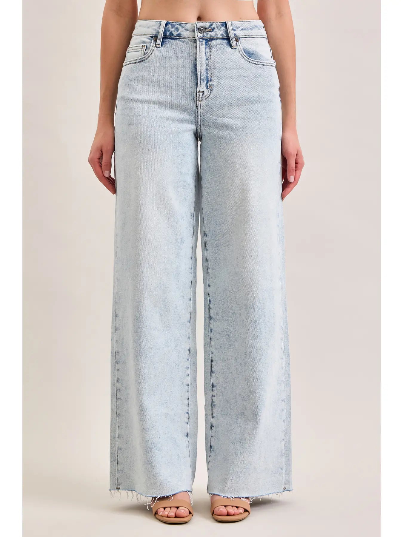 Hidden Clean Cut Wide Leg