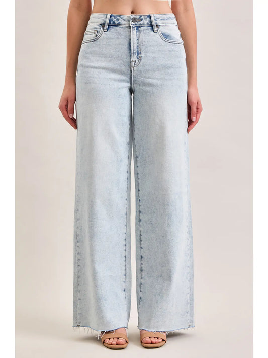 Hidden Clean Cut Wide Leg