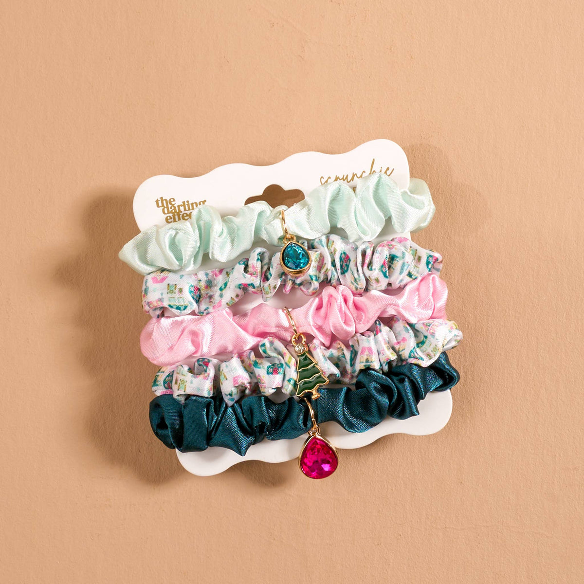 Scrunchie Charm Set-Sugarplum Lane