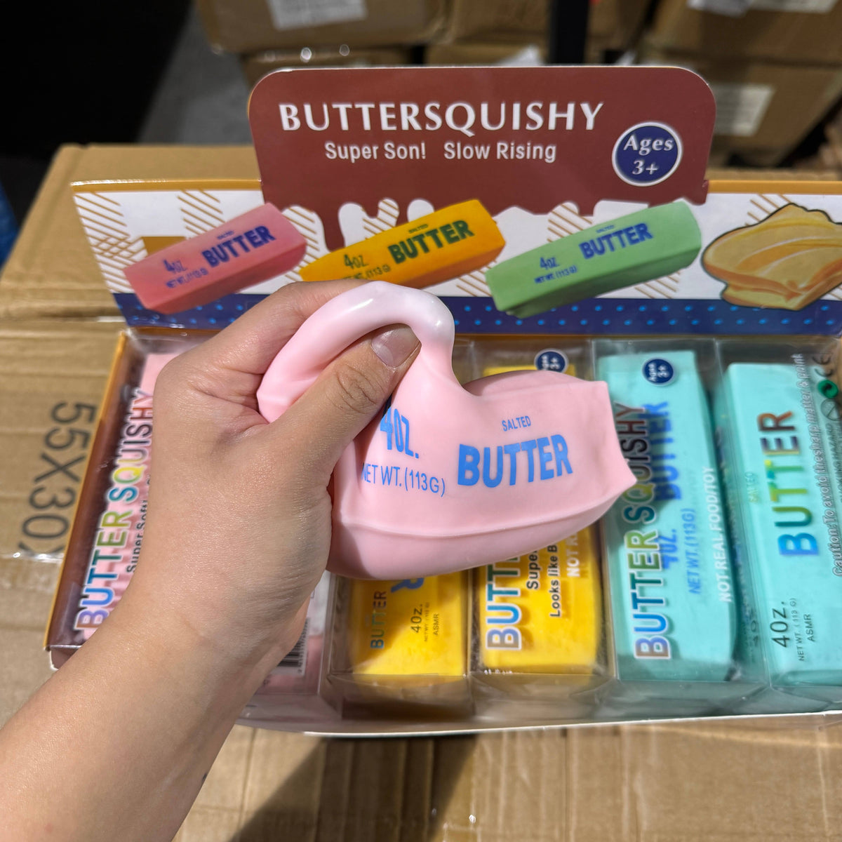 Crunchy Multicolor Butter Squishy