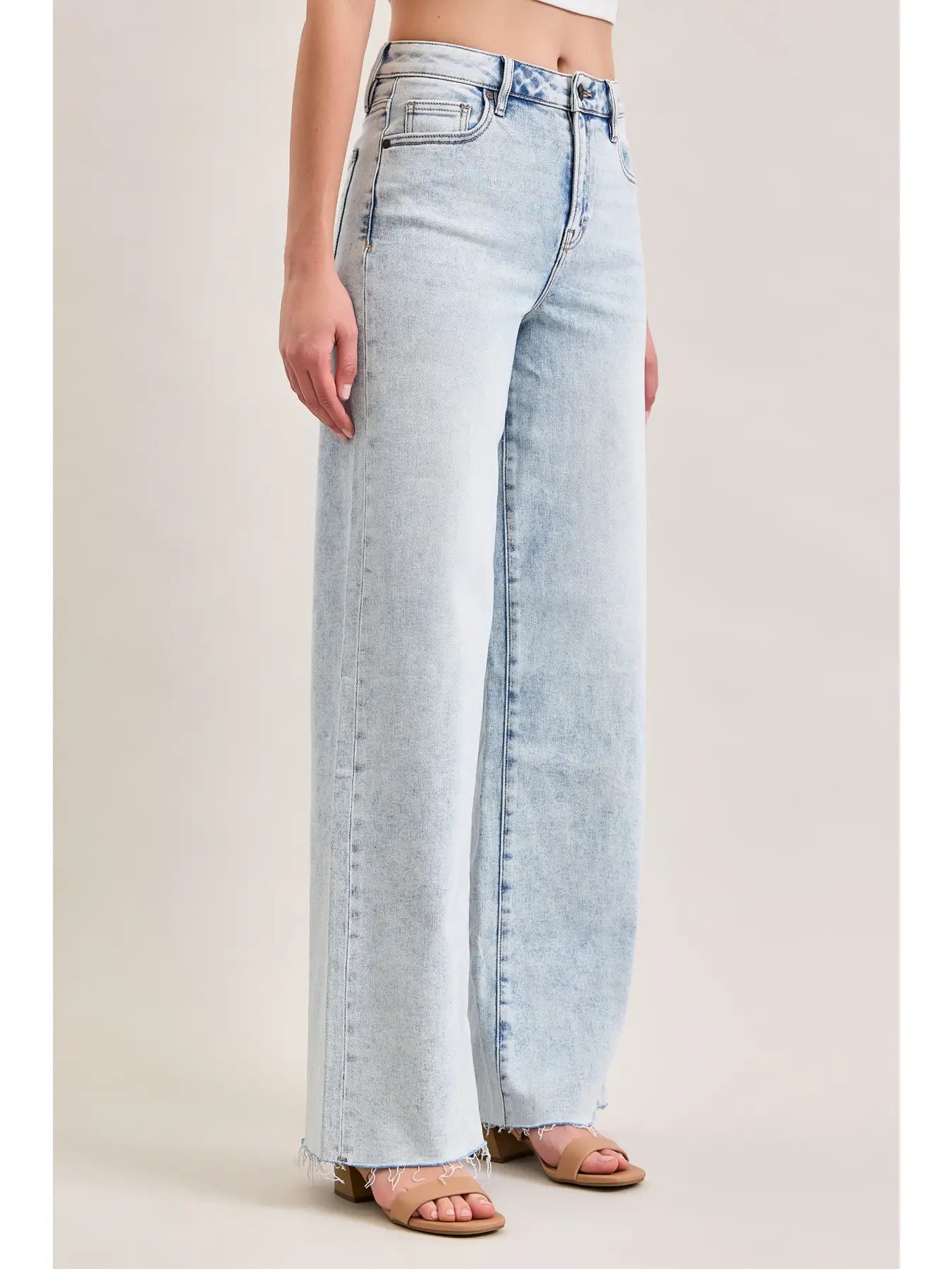 Hidden Clean Cut Wide Leg