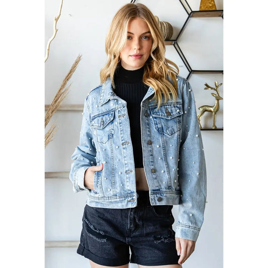 Pearl Denim Jacket