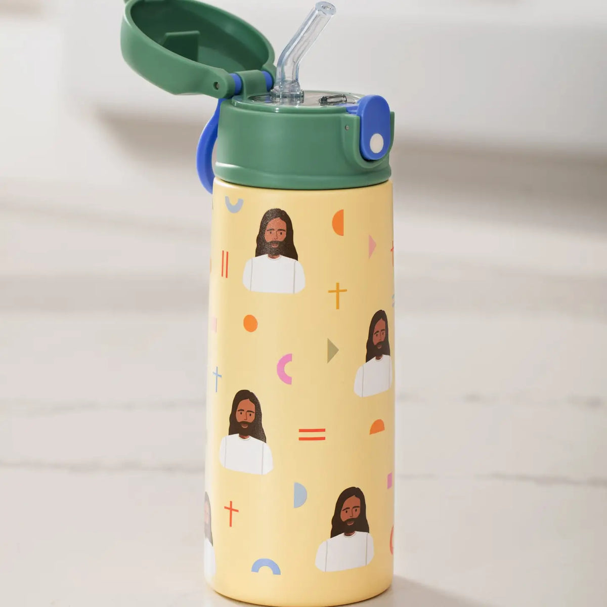Jesus Water Bottle – 13.5oz Stainless Steel (2 Colors)