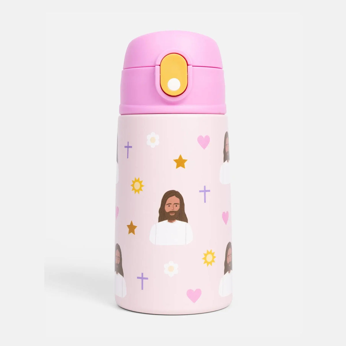Jesus Water Bottle – 13.5oz Stainless Steel (2 Colors)