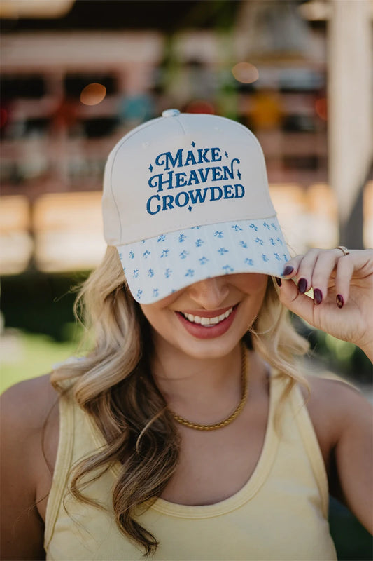 Make Heaven Crowded Vintage Trucker Hat