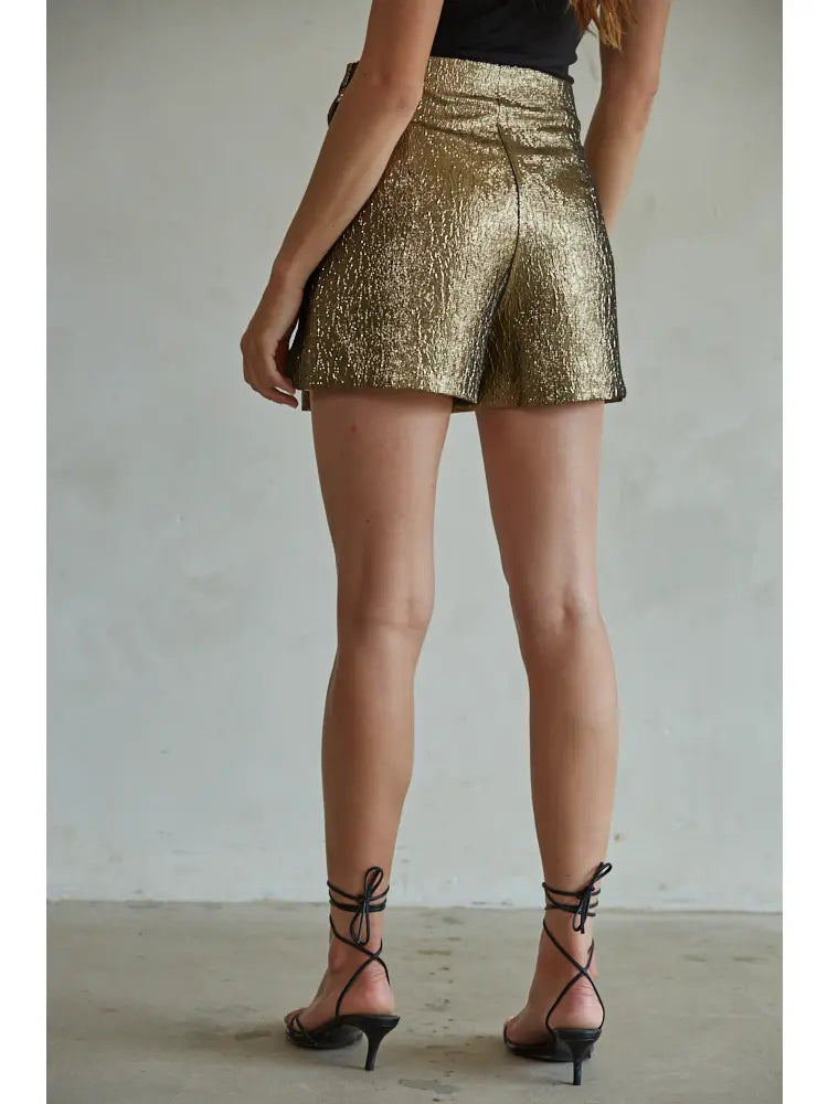 Bronze Mini Skort